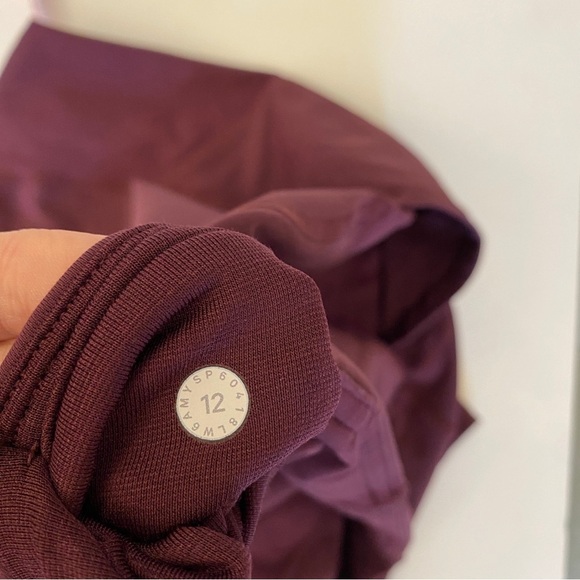 Lululemon || All The Right Places Crop II *23" Dark Adobe Burgundy Maroon 12 - Picture 9 of 10